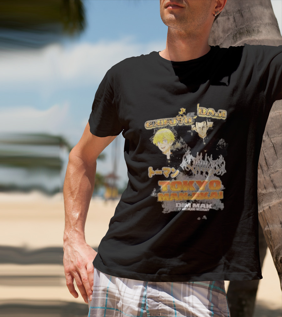Tokyo Manji Dim Mak Collection Baji Chifuyu Tokyo Revengers T-Shirt