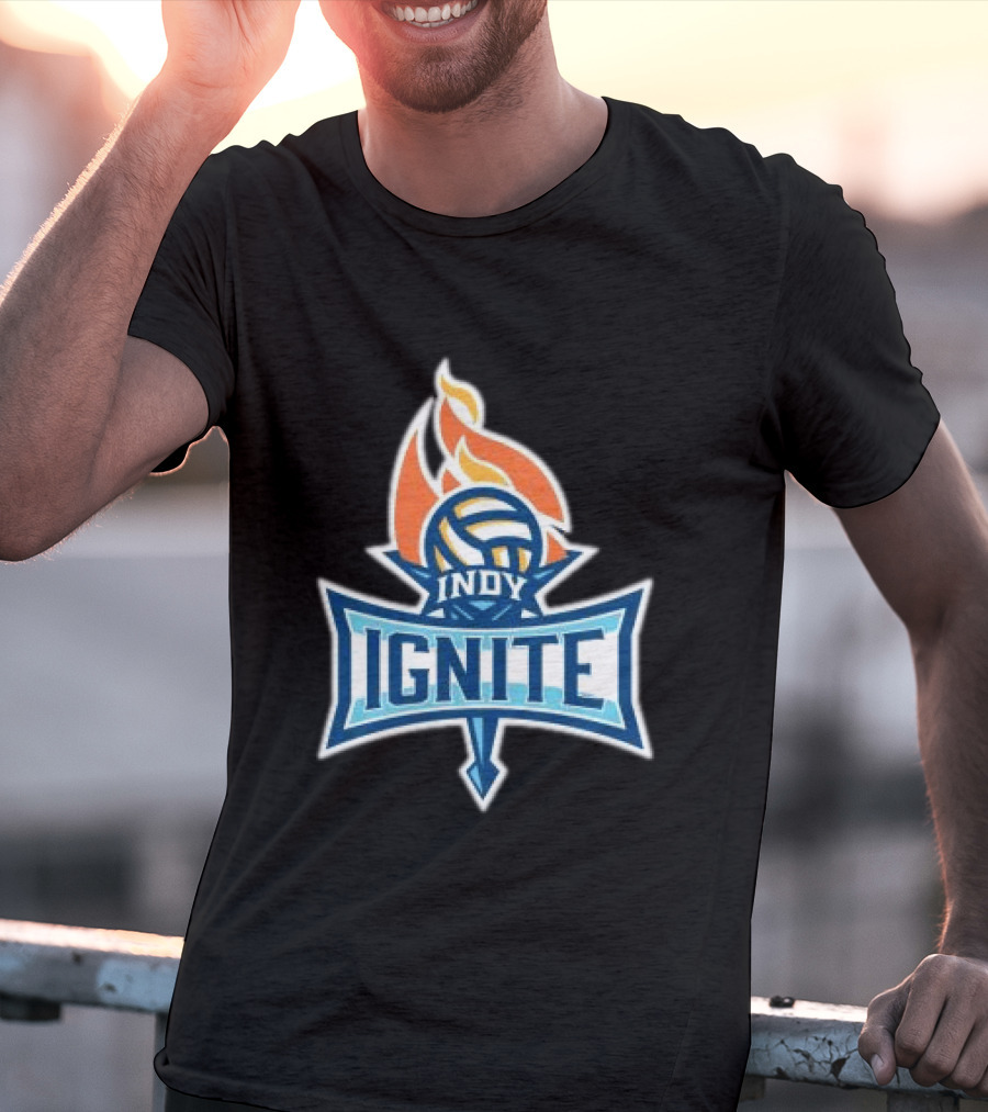 Indy Ignite Volleyball Flame T-Shirt