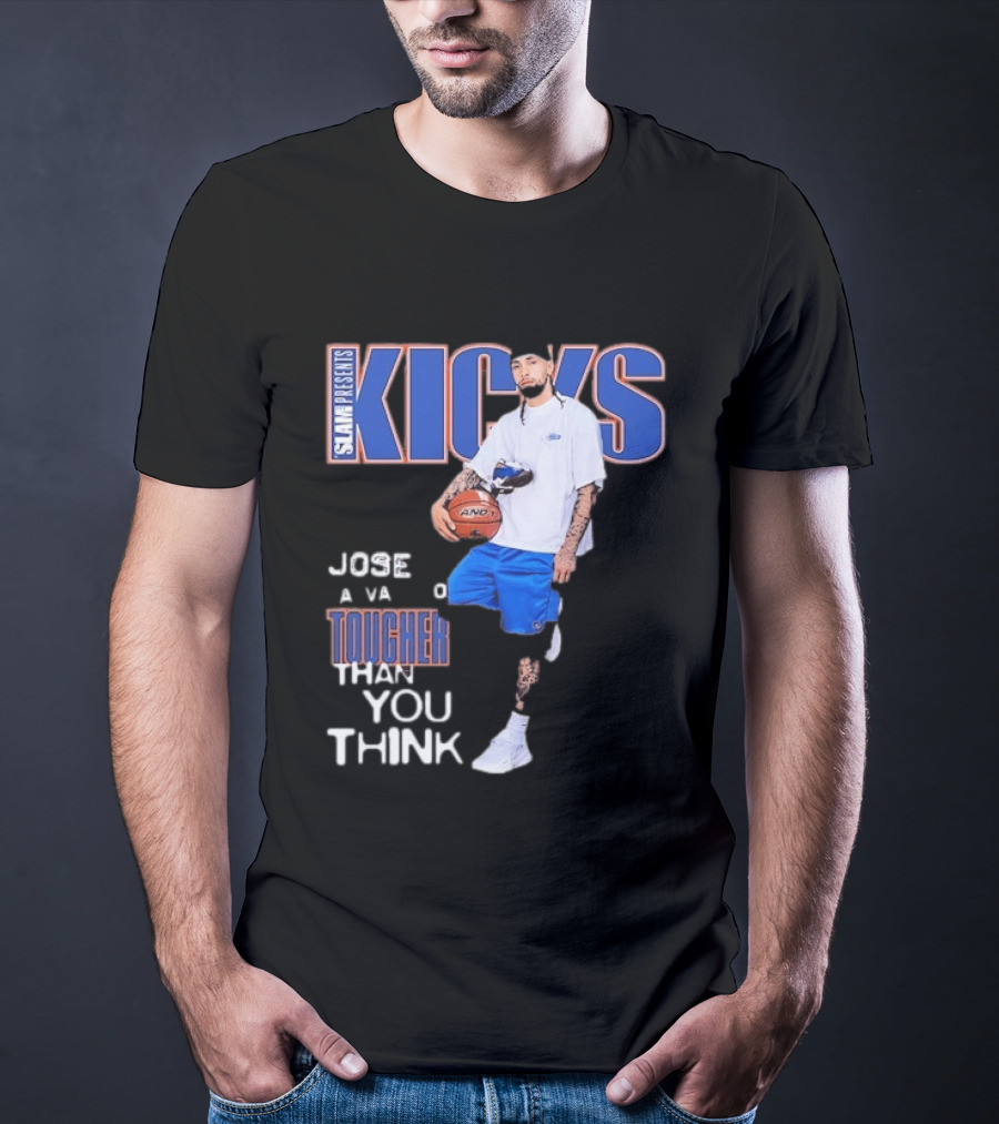 Slam Presents Kicks Jose Alvarado Tougher Than You Think New York Knicks T-Shirt