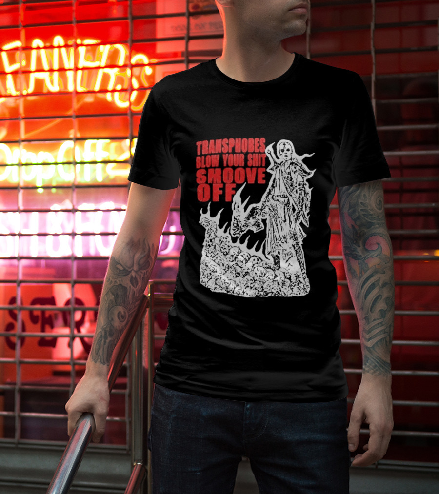 Transphobes Blow Your Smoove Off Flame Spirit T-Shirt