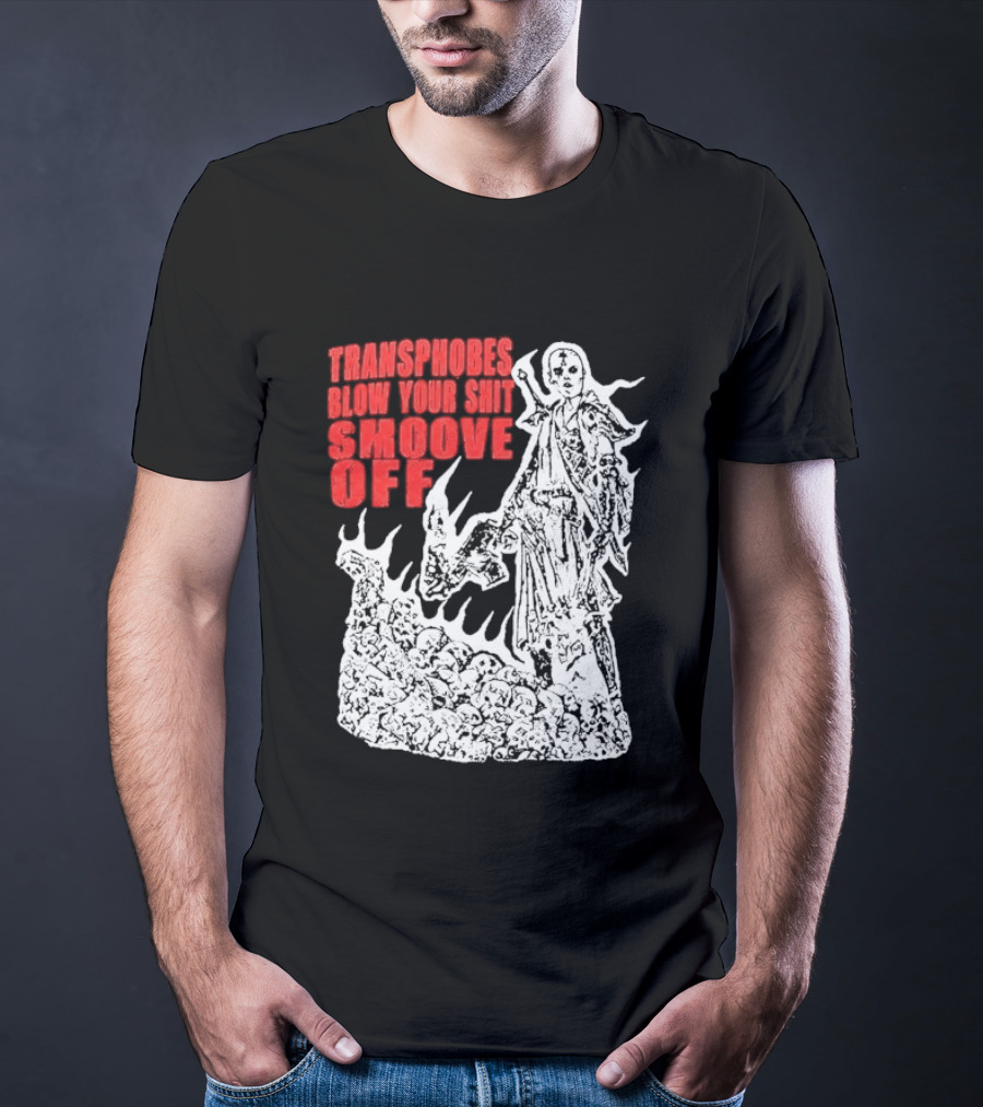 Transphobes Blow Your Smoove Off Flame Spirit T-Shirt