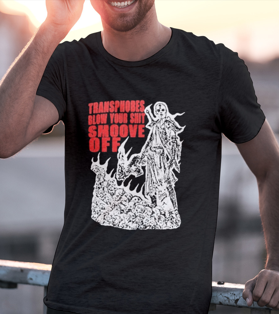 Transphobes Blow Your Smoove Off Flame Spirit T-Shirt