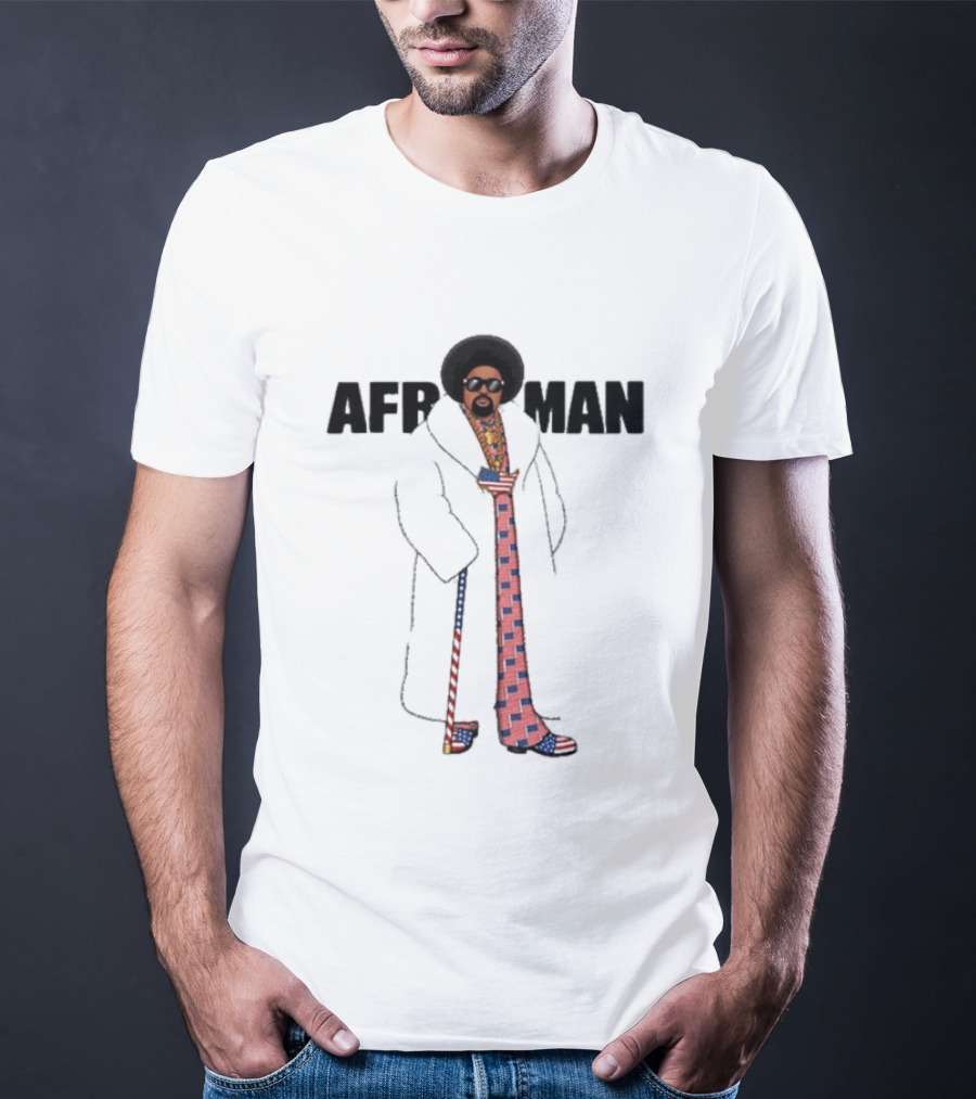 Afroman Freedom Of Speech Wine & Big Coat Tour 2026 Stars And Stripes Suit And Cane Outfit T-Shirt