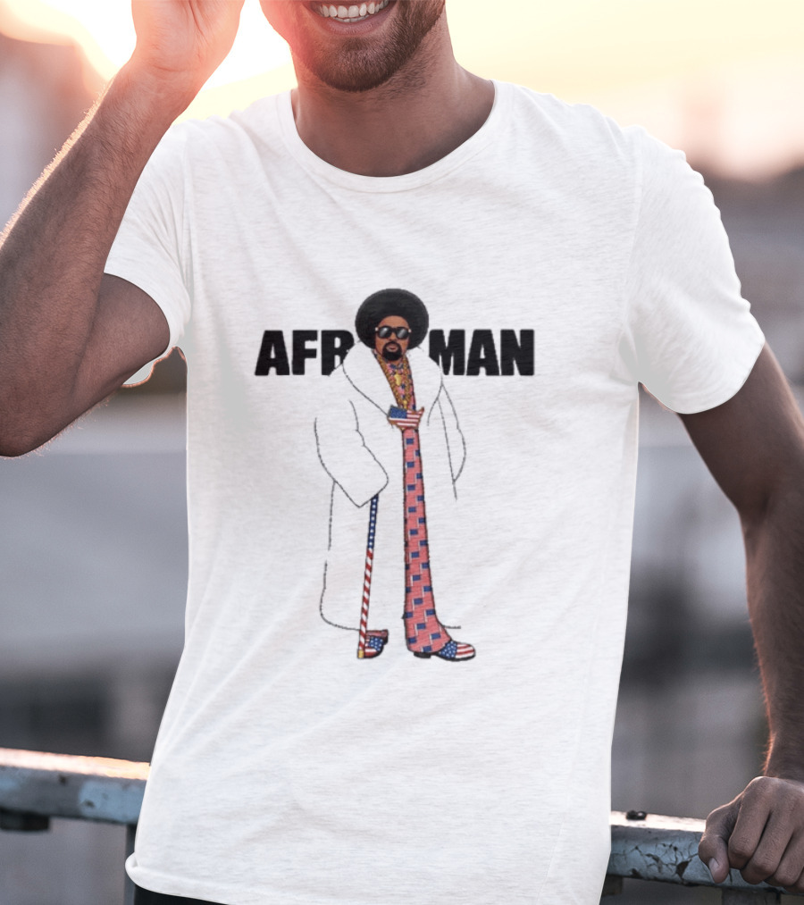 Afroman Freedom Of Speech Wine & Big Coat Tour 2026 Stars And Stripes Suit And Cane Outfit T-Shirt