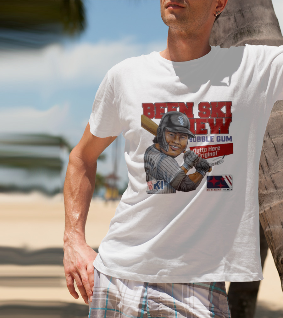 Been Ski View Bubble Gum Outta Here Baseball Original T-Shirt