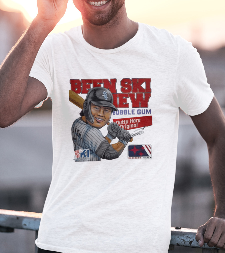 Been Ski View Bubble Gum Outta Here Baseball Original T-Shirt