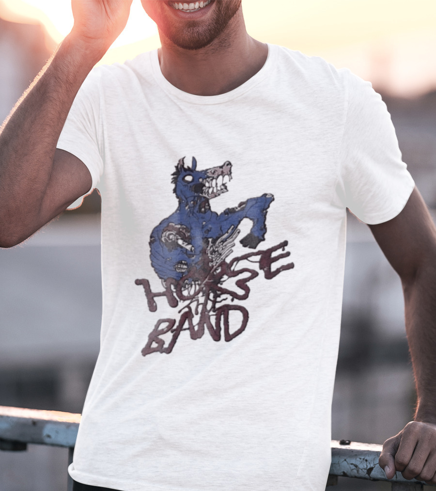 Horse The Band Zombie Horse Creature Monster T-Shirt