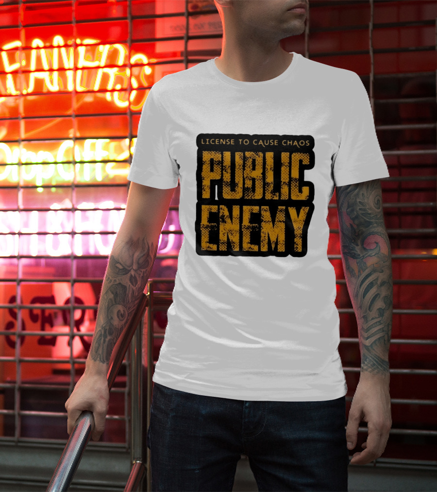 License To Cause Chaos Public Enemy T-Shirt