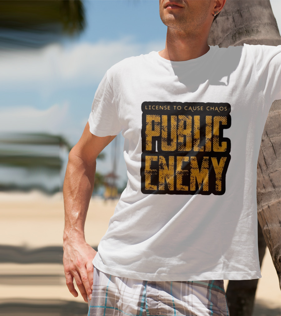 License To Cause Chaos Public Enemy T-Shirt