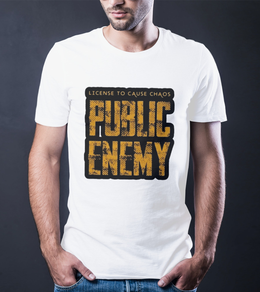 License To Cause Chaos Public Enemy T-Shirt