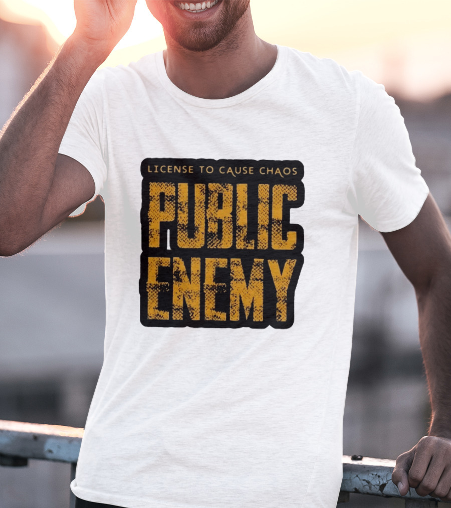 License To Cause Chaos Public Enemy T-Shirt