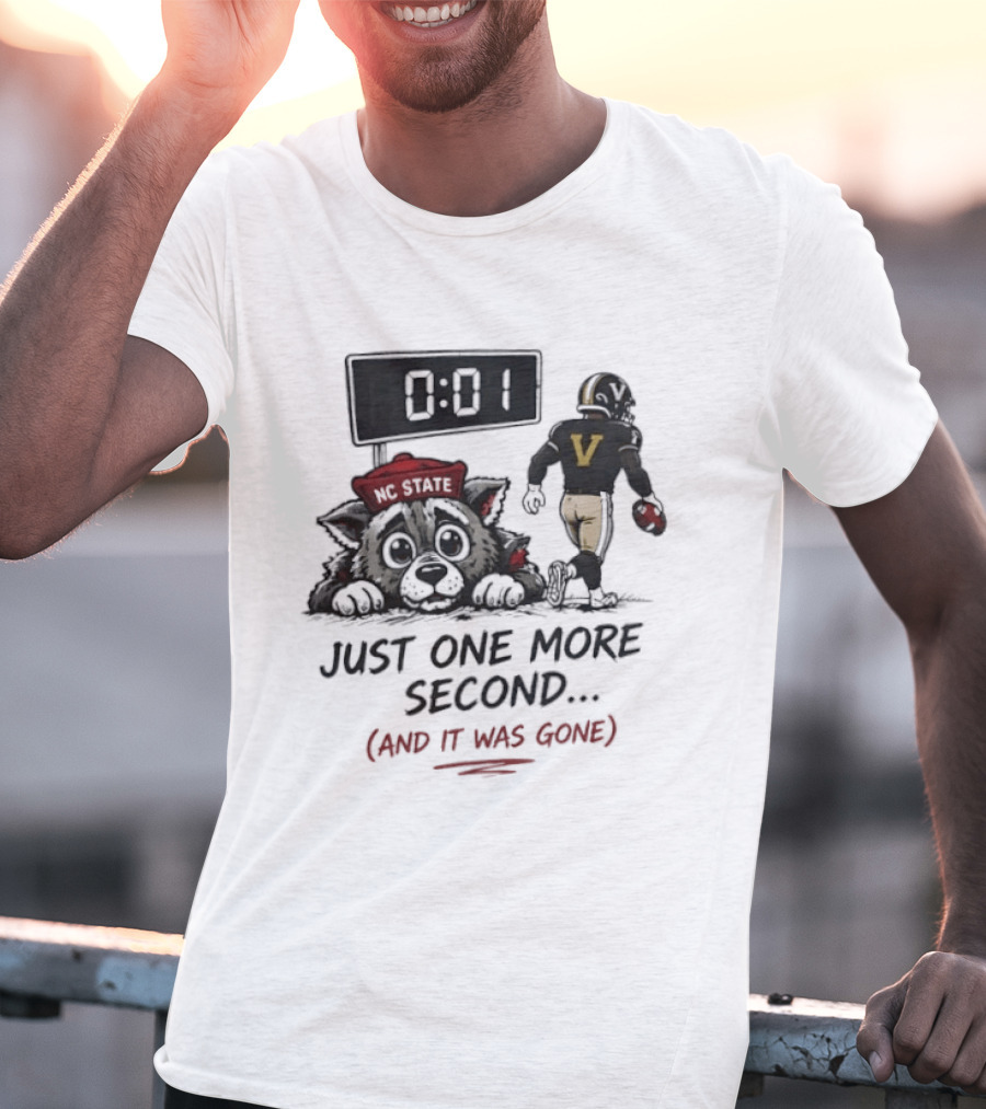 Vanderbilt Commodores Victory Over NC State Wolfpack Last Second Win NCAA 2026 T-Shirt