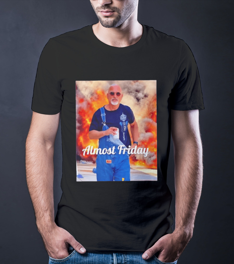 Almost Friday Clash Los Angeles California Explosive T-Shirt