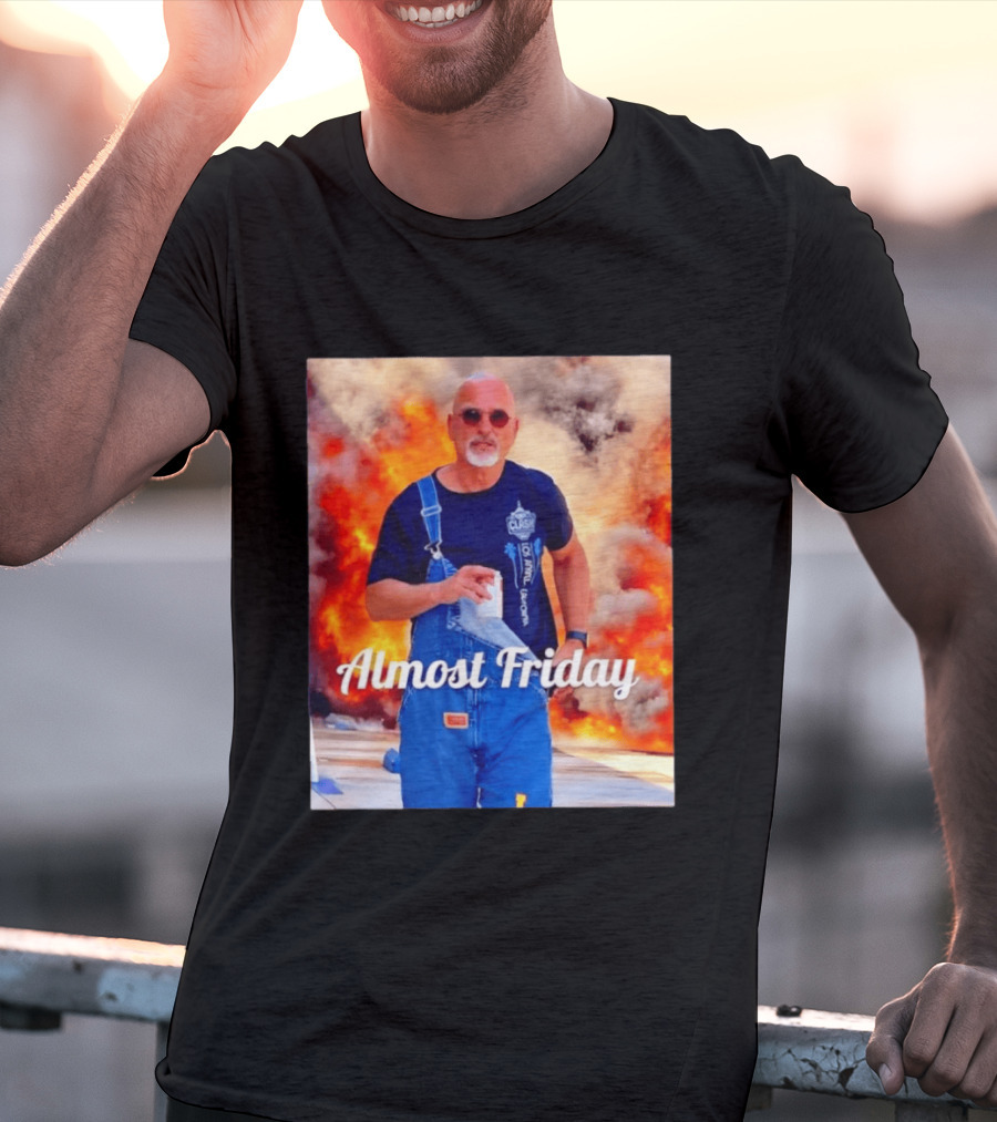 Almost Friday Clash Los Angeles California Explosive T-Shirt