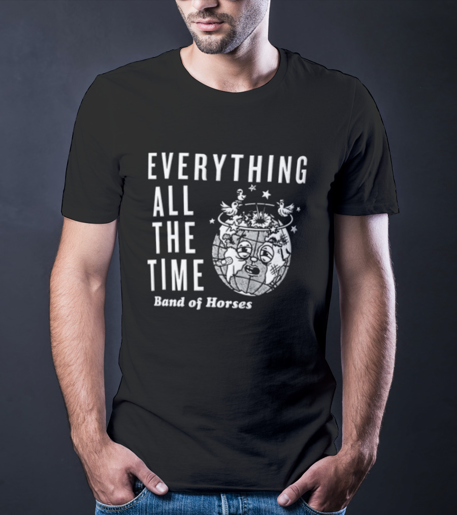 Band Of Horses Everything All The Time Album Cover T-Shirt
