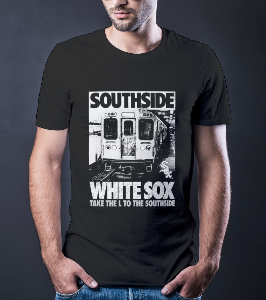 Southside Chicago White Sox Take The L To The Southside Train Scene T-Shirt
