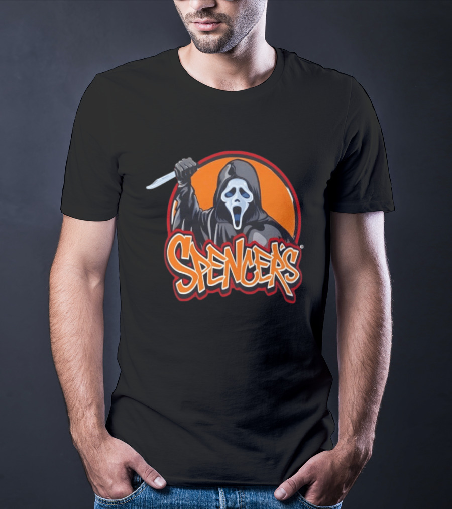 Ghost Face Spencers Halloween 2026 T-Shirt