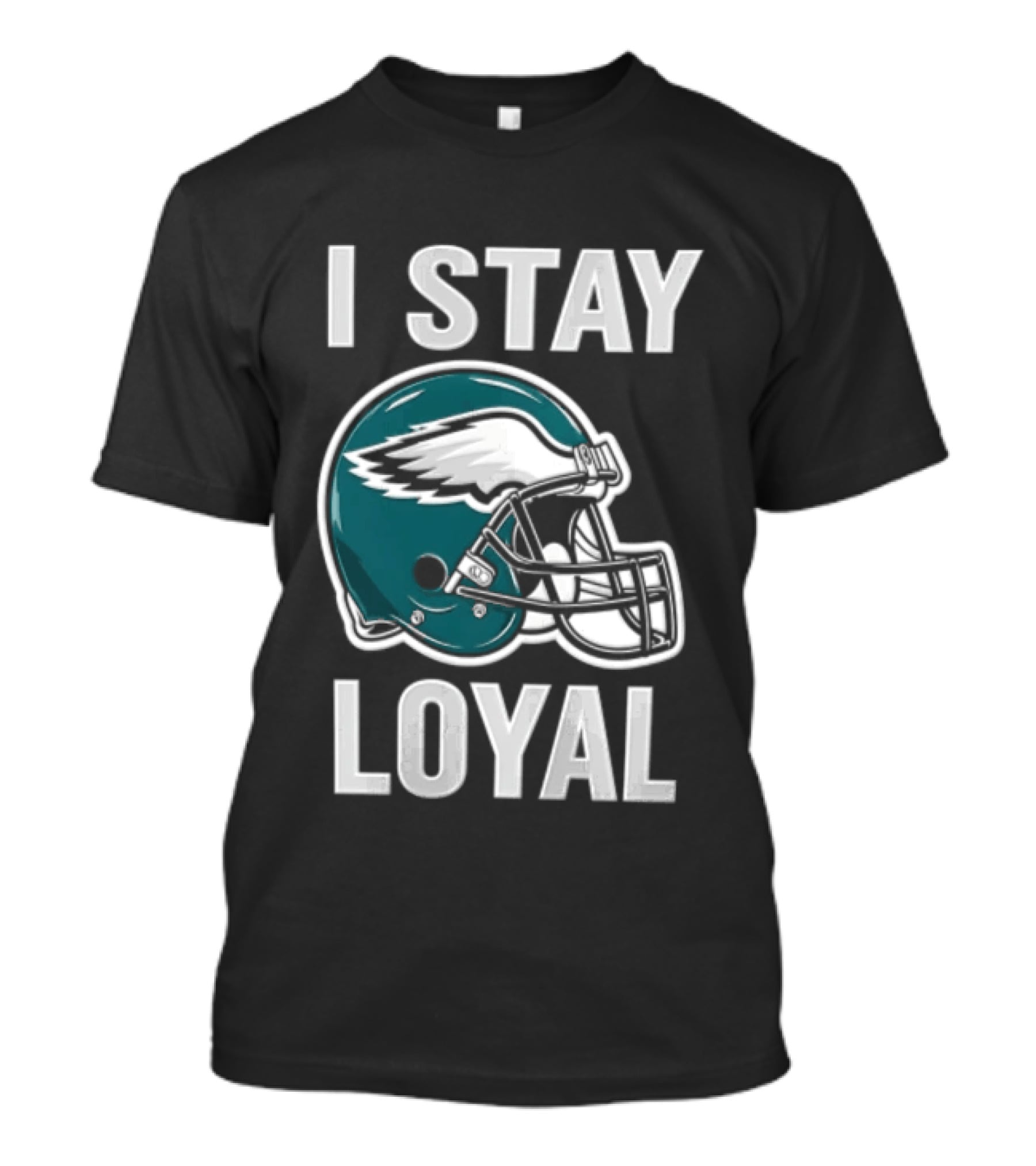 I Stay Loyal Philadelphia Eagles Football Helmet T-Shirt