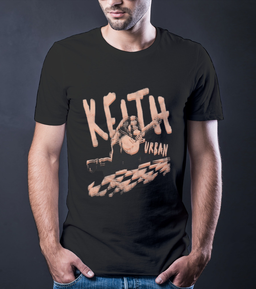 Keith Urban Checkered Guitarist T-Shirt