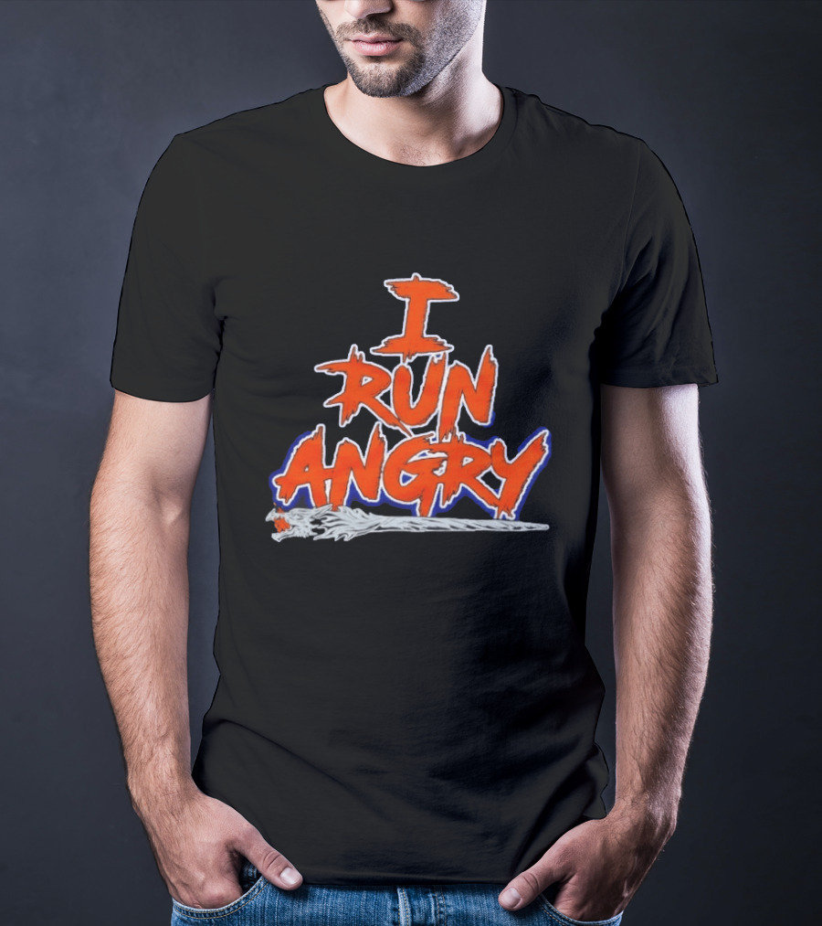 Kyle Monangai Chicago Bears I Run Angry 2026 T-Shirt