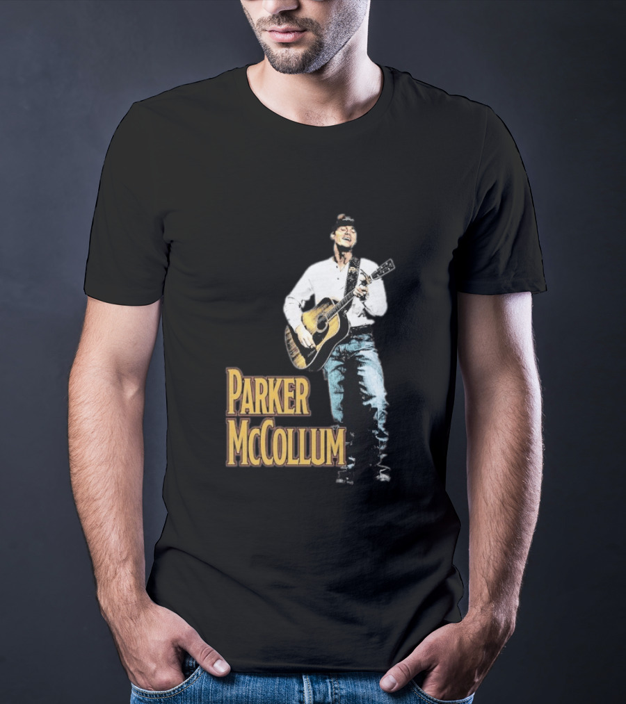 Parker McCollum Acoustic Performance Deluxe Guitar Photo T-Shirt
