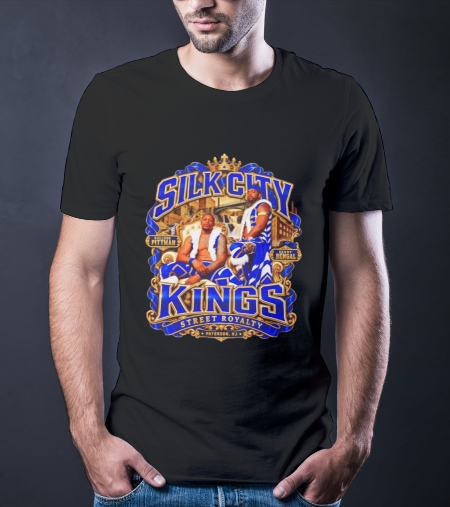 Silk City Kings Street Royalty Kenny Bengal Bulldog Pittman Paterson NJ T-Shirt