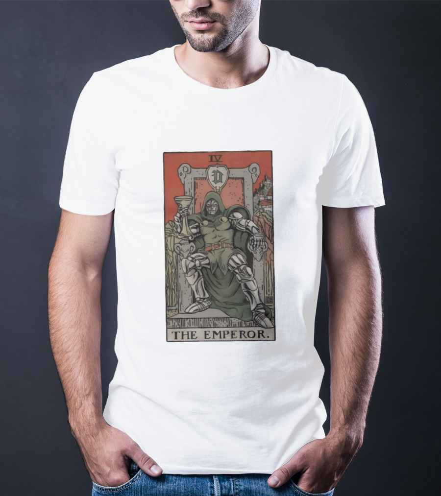 Doctor Doom IV Tarot Card The Emperor Marvel T-Shirt