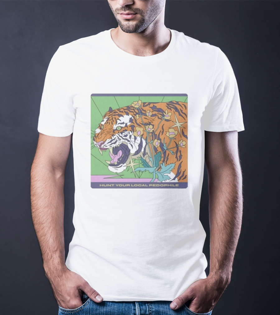 Hunt Your Local Pedophile Tiger Vintage Wildcat T-Shirt