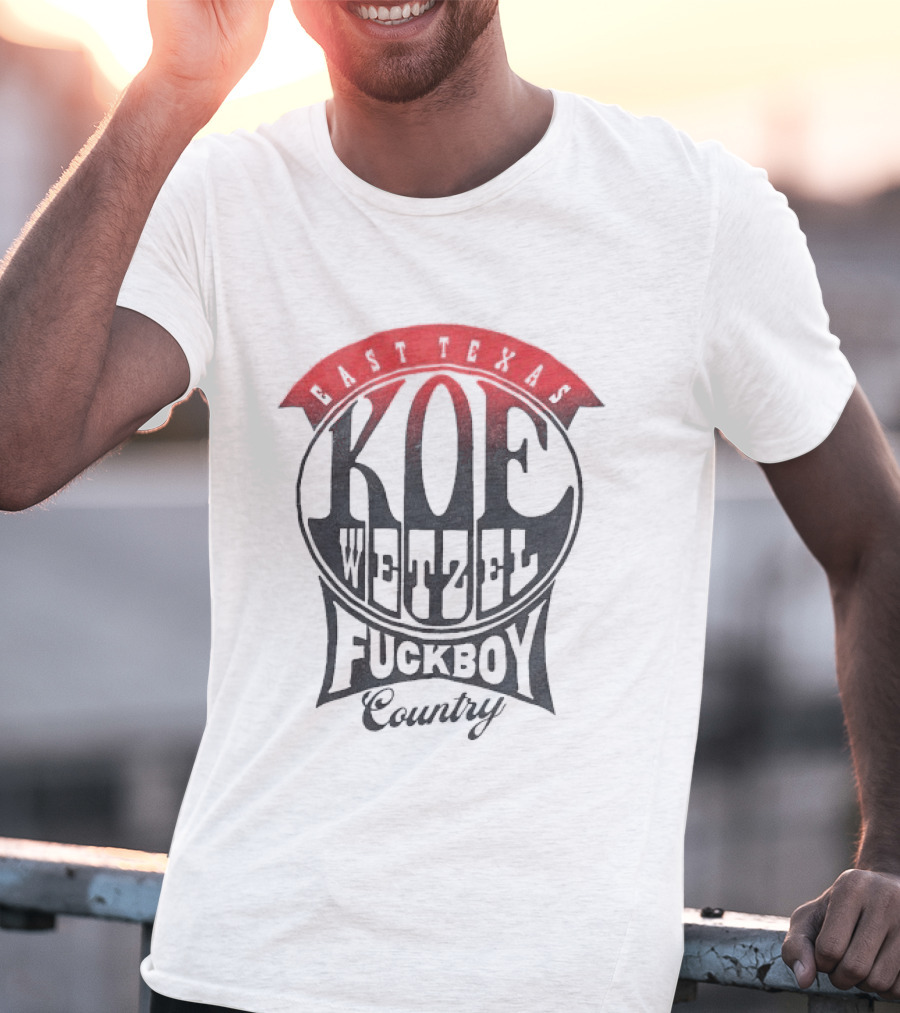 Koe Wetzel East Texas Fuckboy Country Bowtie T-Shirt
