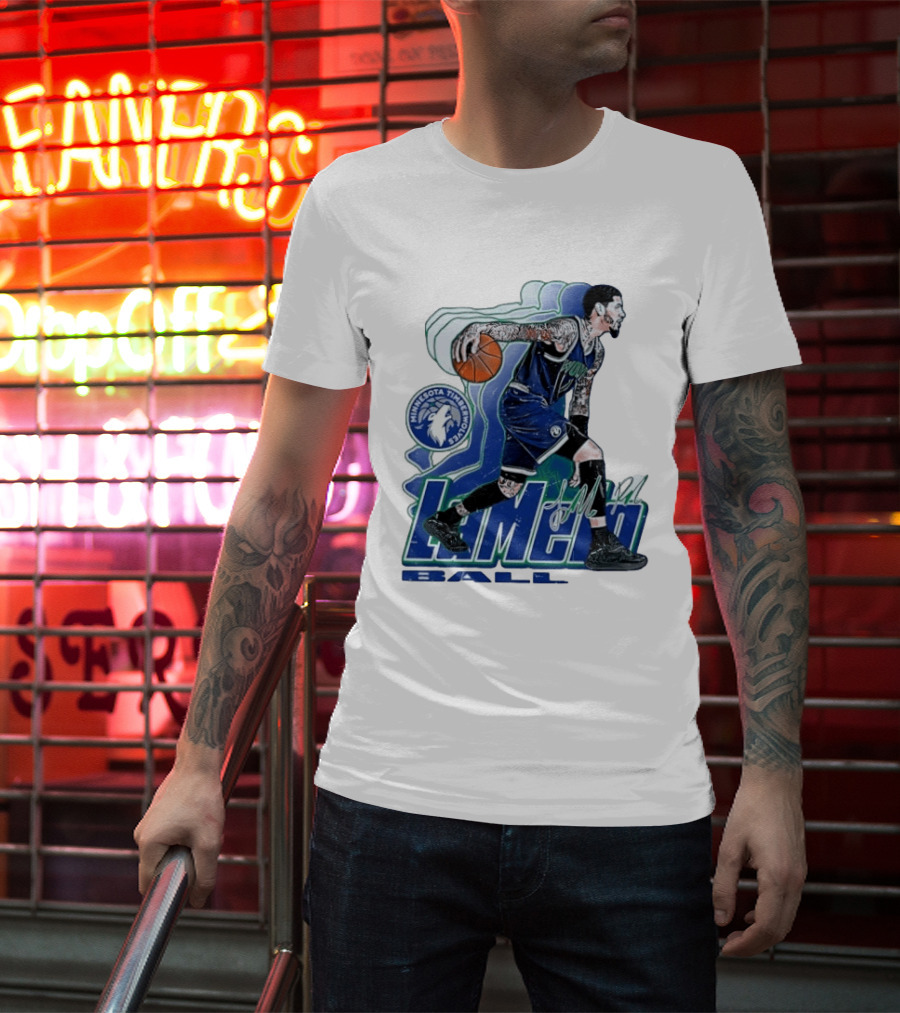 Minnesota Timberwolves LaMelo Ball 2026 Basketball T-Shirt