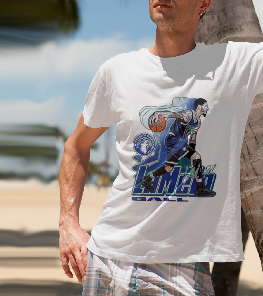 Minnesota Timberwolves LaMelo Ball 2026 Basketball T-Shirt