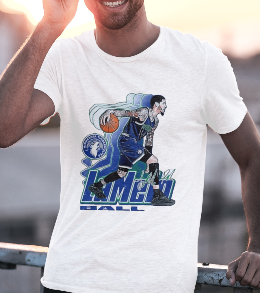 Minnesota Timberwolves LaMelo Ball 2026 Basketball T-Shirt