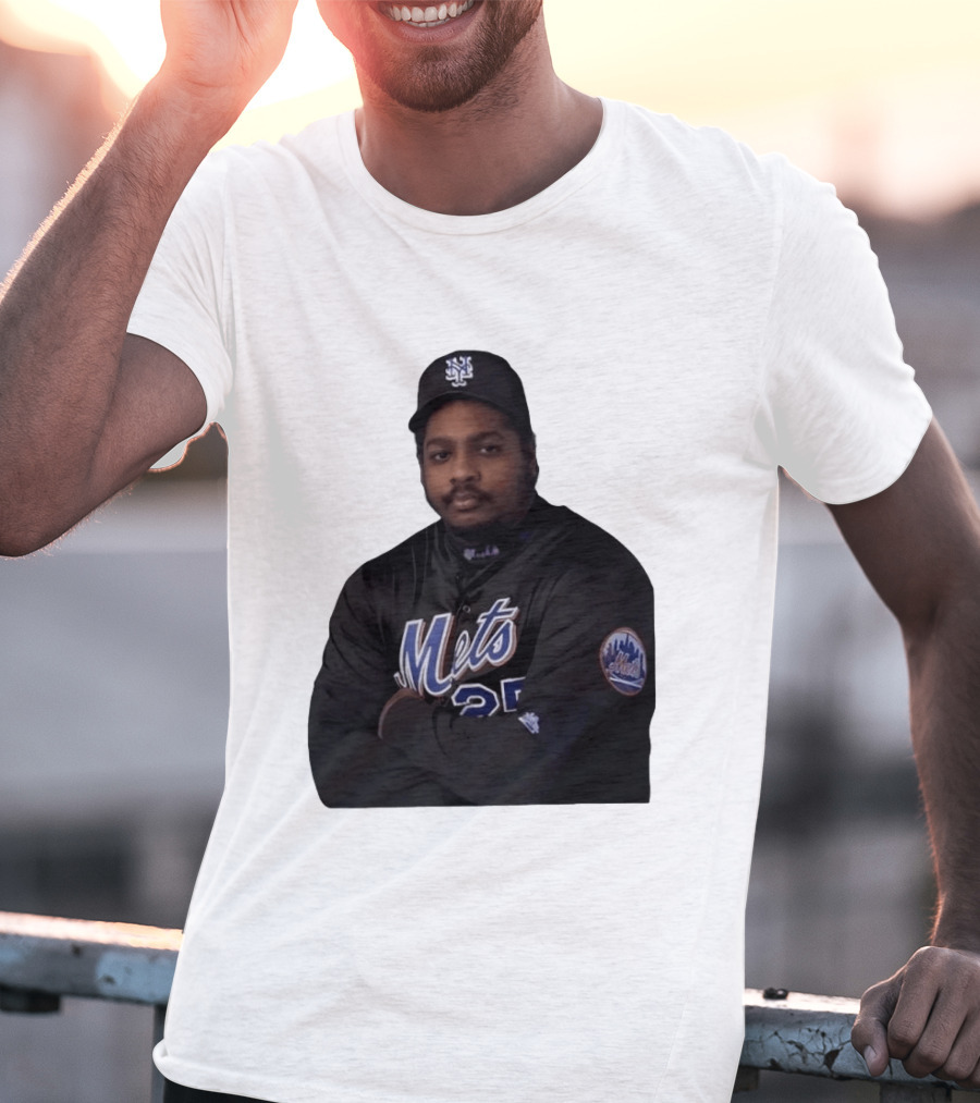 New York Mets Baseball Player 25 MLB Jersey Black T-Shirt