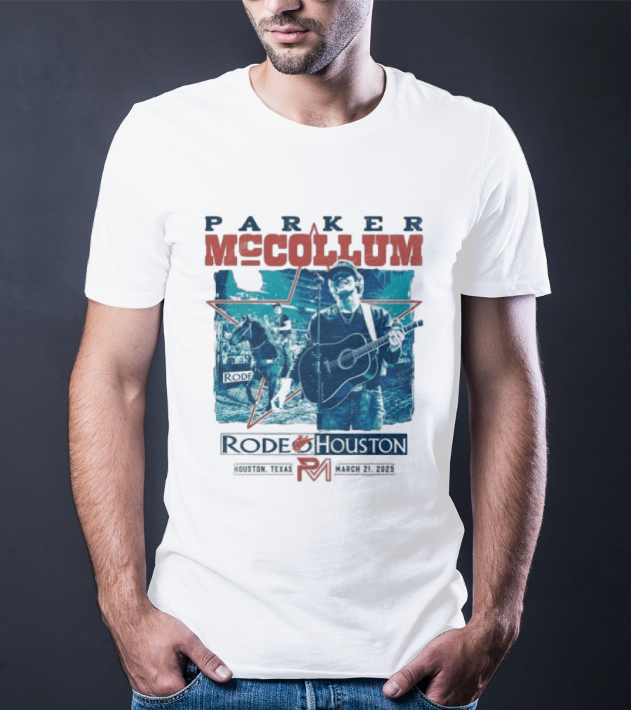 Parker McCollum Live At Rodeo Houston Texas March 21 2025 T-Shirt