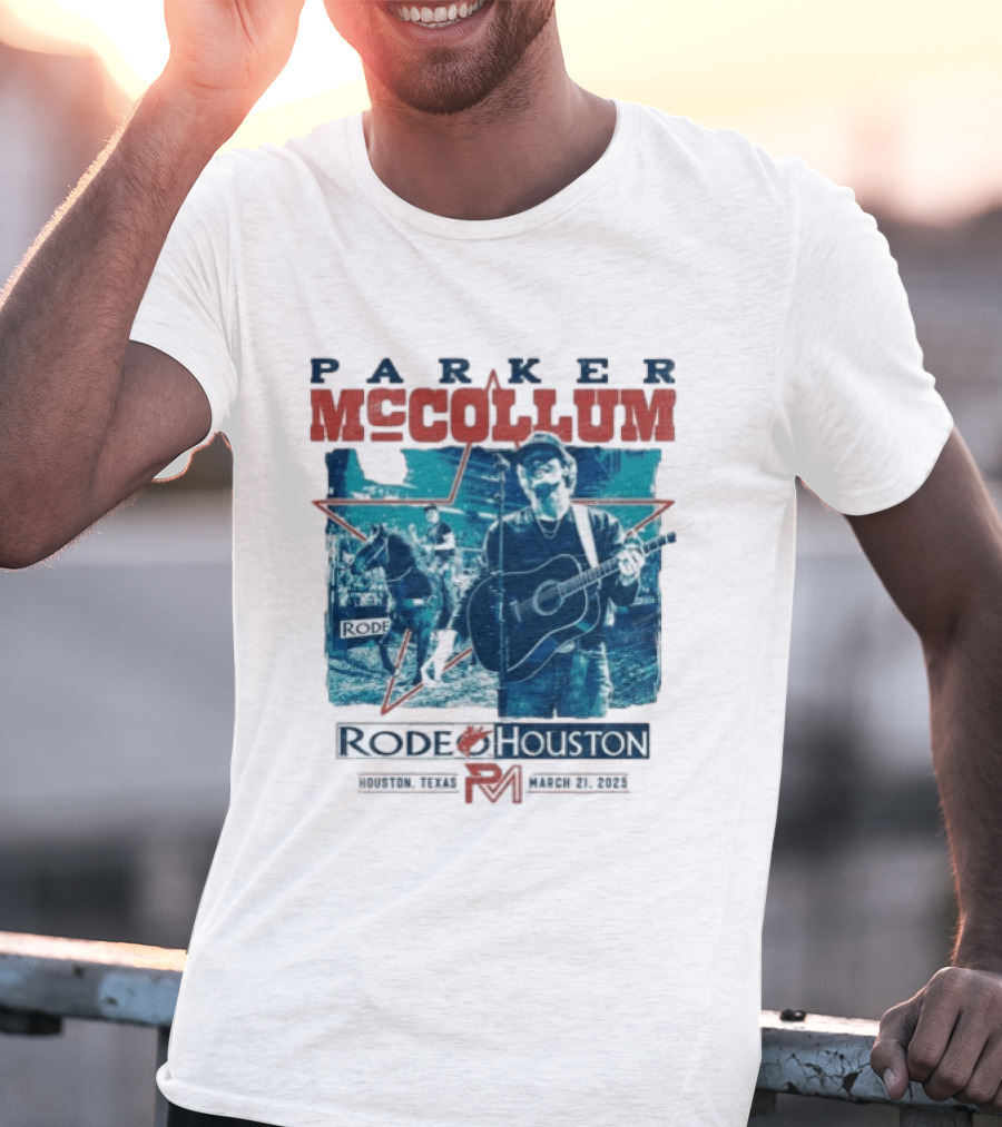 Parker McCollum Live At Rodeo Houston Texas March 21 2025 T-Shirt