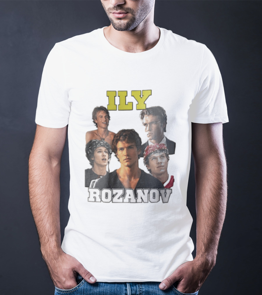 ILY Rozanov Five Portraits Young Man Collage T-Shirt