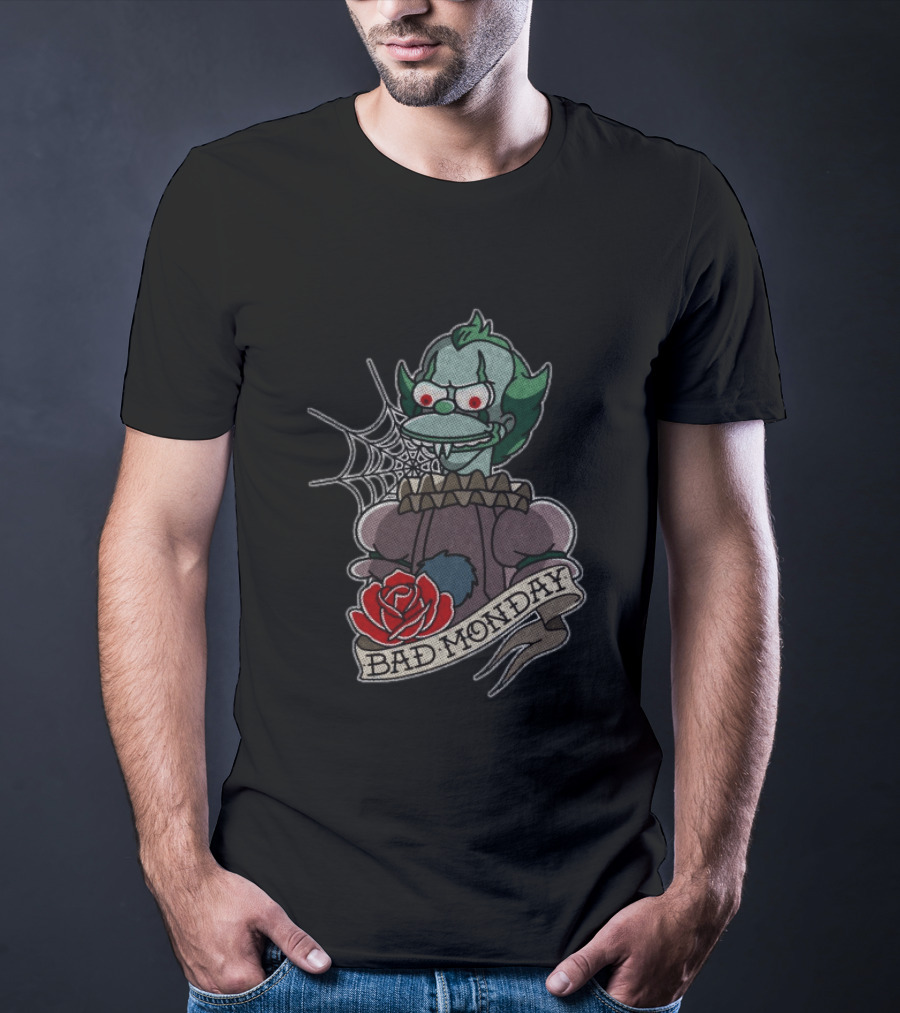 Bad Monday Krusto Spider Clown Rose T-Shirt