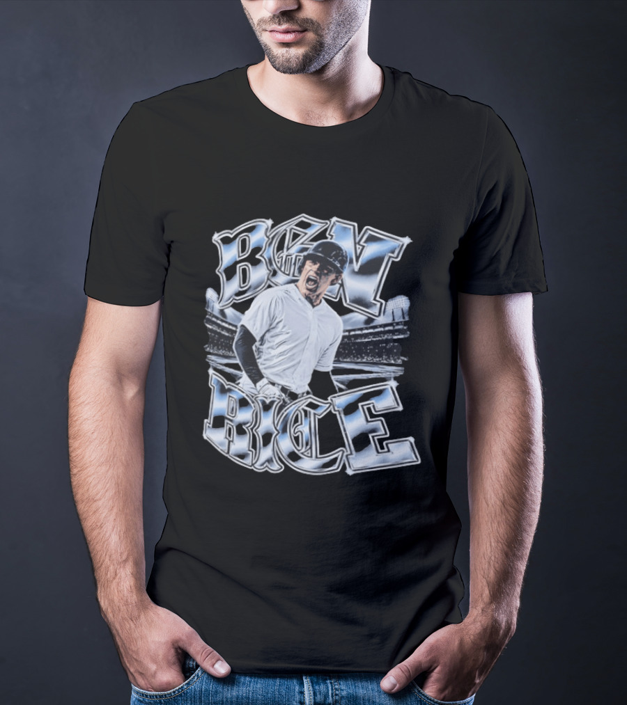Ben Rice New York Yankees October Power Baseball Stadium T-Shirt