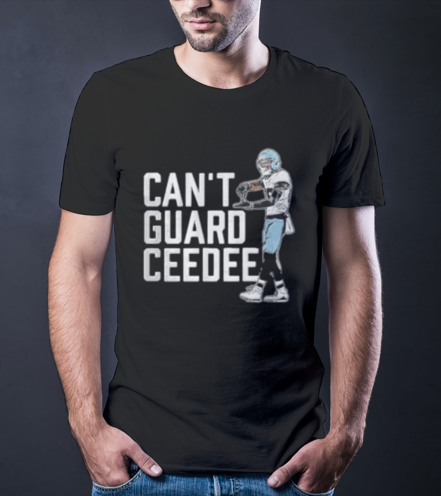 Can't Guard CeeDee 88 Dallas Cowboys Football Player Gesture T-Shirt