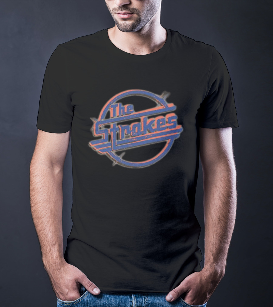 The Strokes New York Vintage Circle Logo Crewneck T-Shirt
