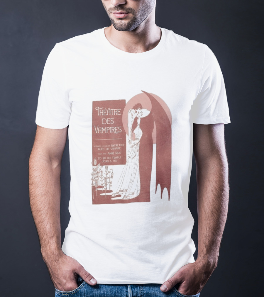 Théâtre Des Vampires Entretien Avec Un Vampire Anne Rice 20 BD Du Temple Jeudi 5 Mai T-Shirt