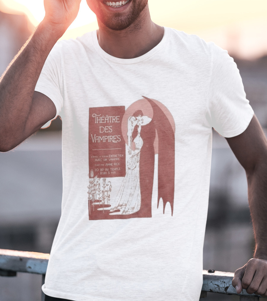 Théâtre Des Vampires Entretien Avec Un Vampire Anne Rice 20 BD Du Temple Jeudi 5 Mai T-Shirt
