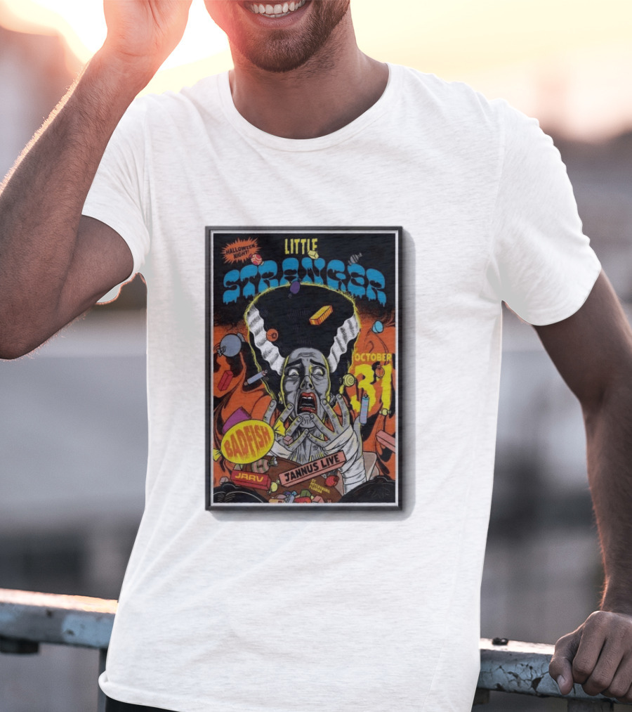 Little Stranger Halloween Night Badfish Jarv Jannus Live October 31 St. Petersburg FL 2026 T-Shirt