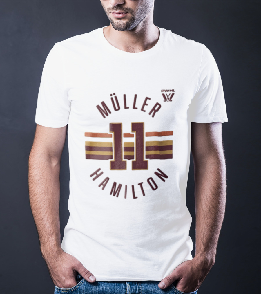 Müller Hamilton 11 Stripes PWHL T-Shirt