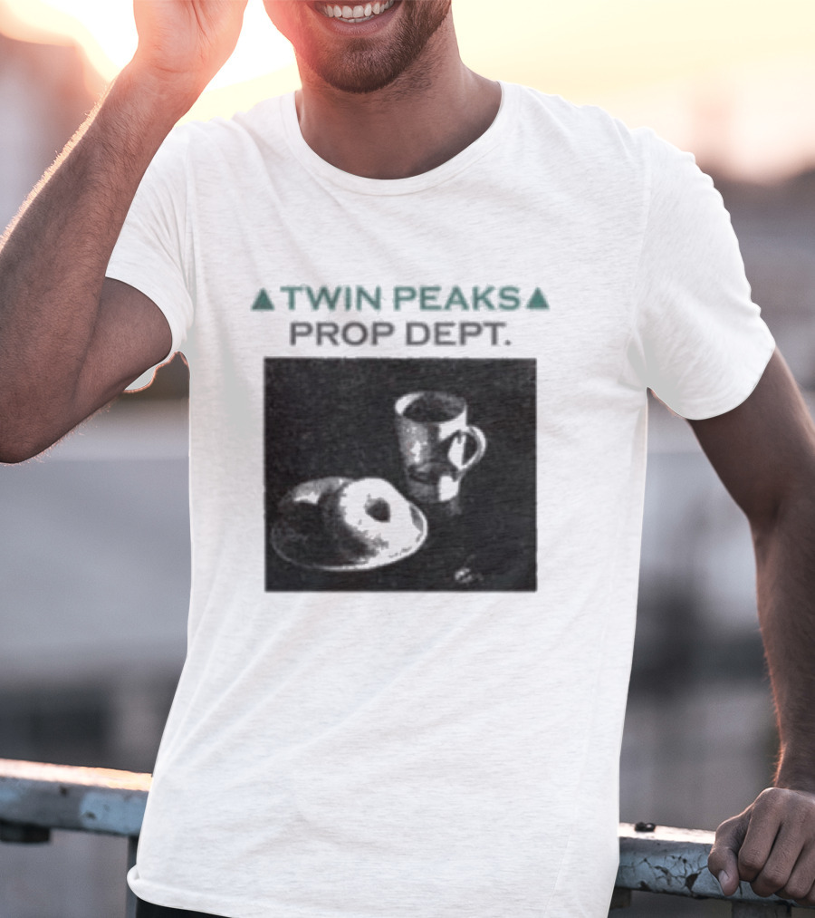 Twin Peaks Prop Dept Coffee And Donut T-Shirt