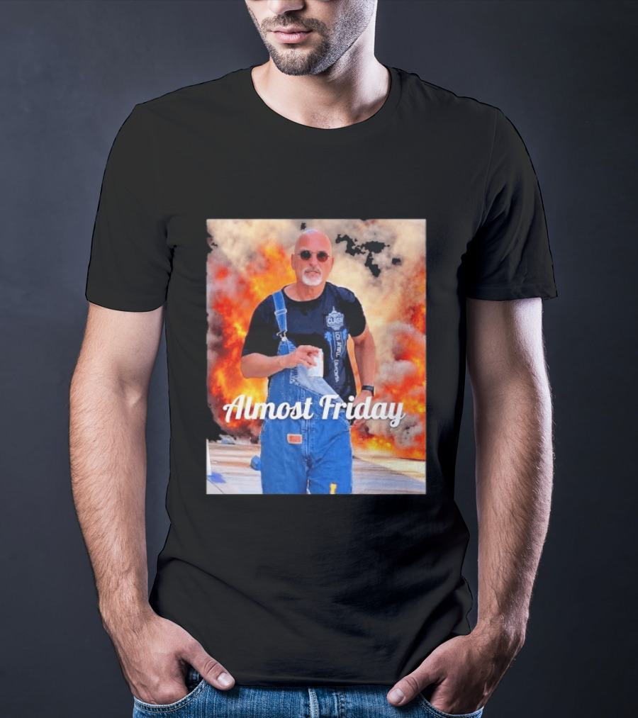Almost Friday Howie Mandel Clash Explosion Scene T-Shirt