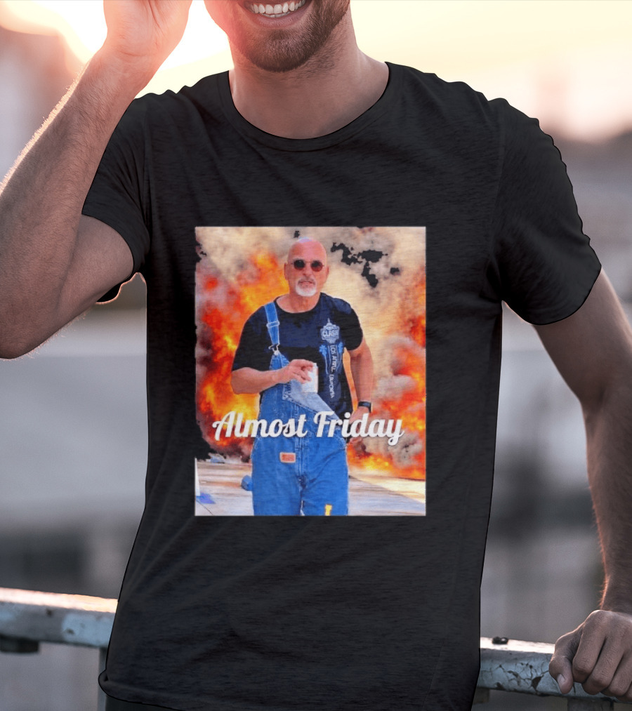 Almost Friday Howie Mandel Clash Explosion Scene T-Shirt