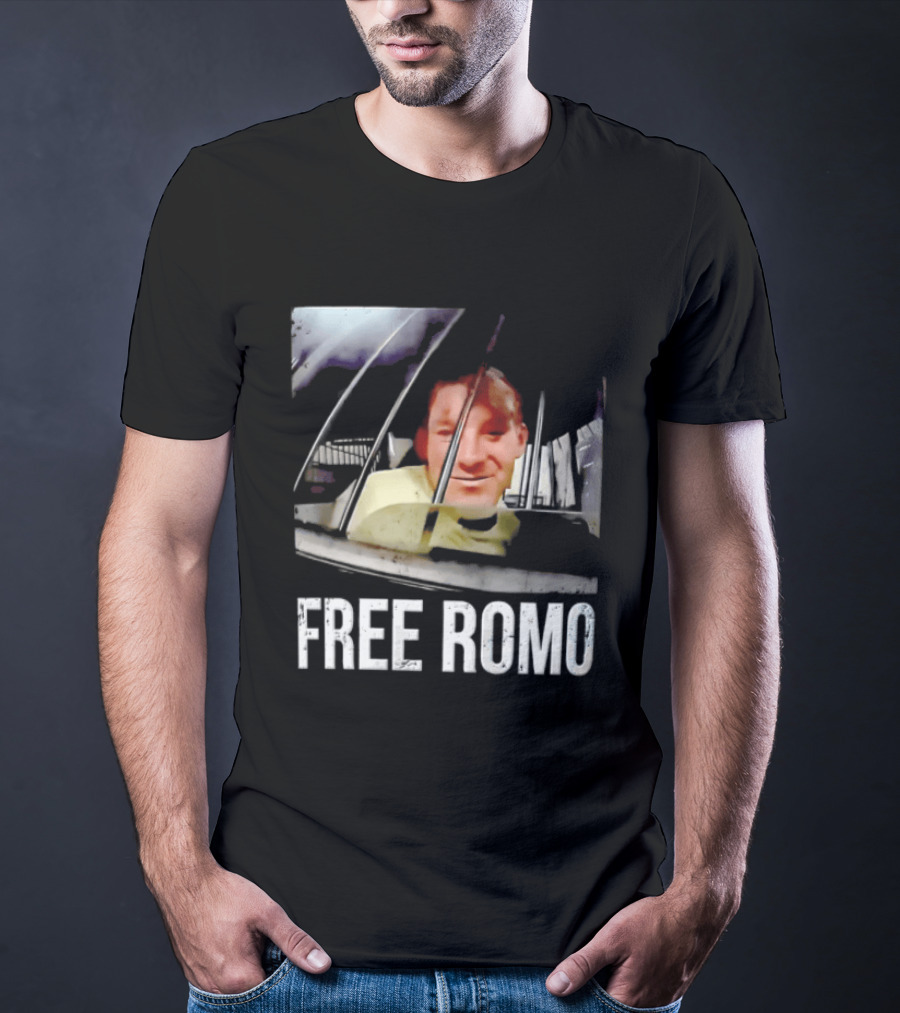 FREE ROMO Football Quarterback Prison Bars T-Shirt