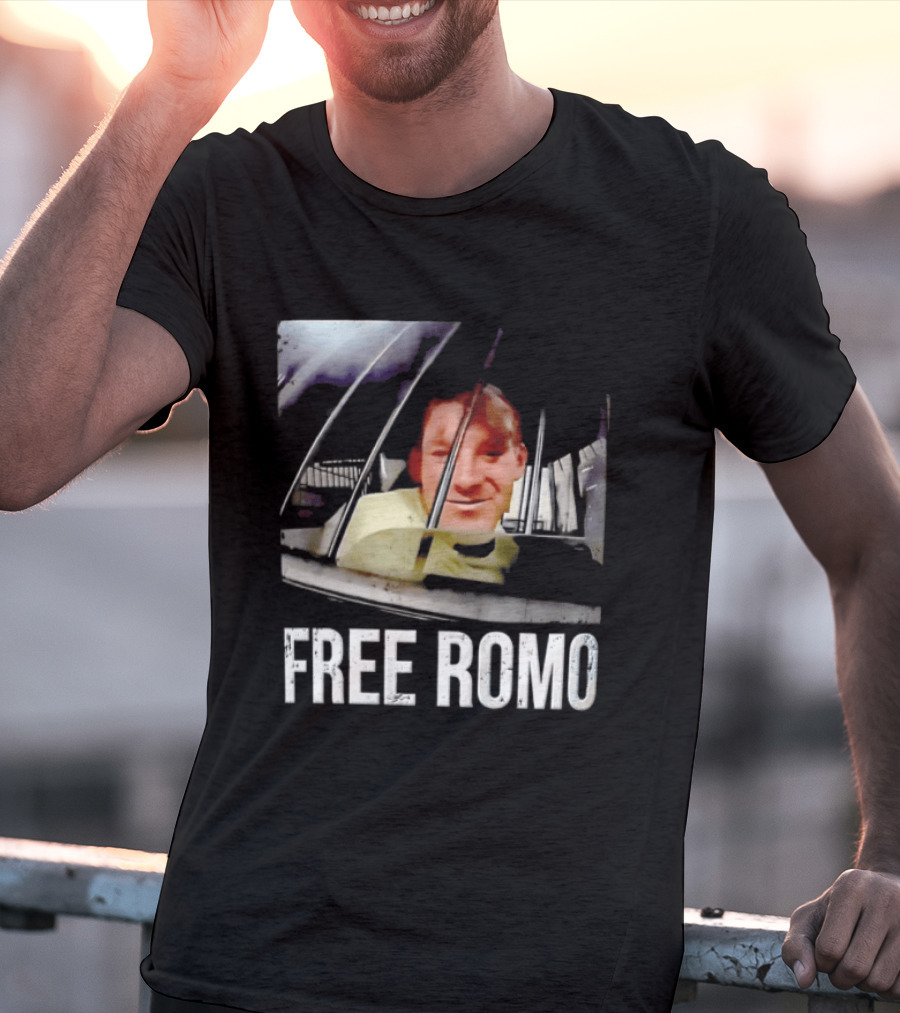 FREE ROMO Football Quarterback Prison Bars T-Shirt