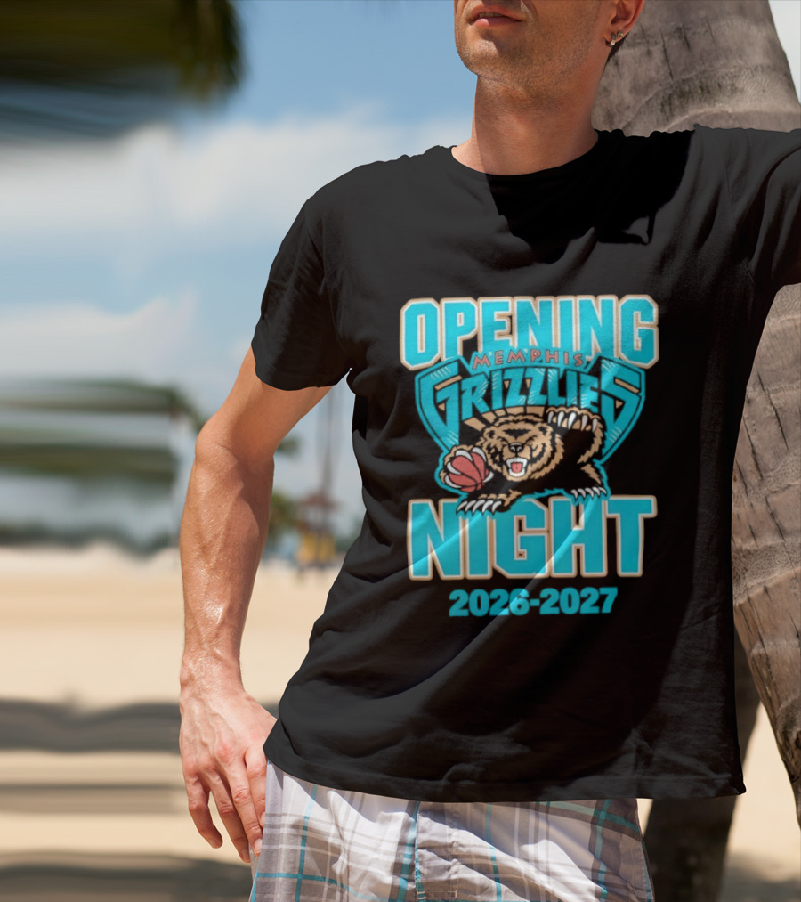 NBA Opening Night 2026 2027 Memphis Grizzlies T-Shirt
